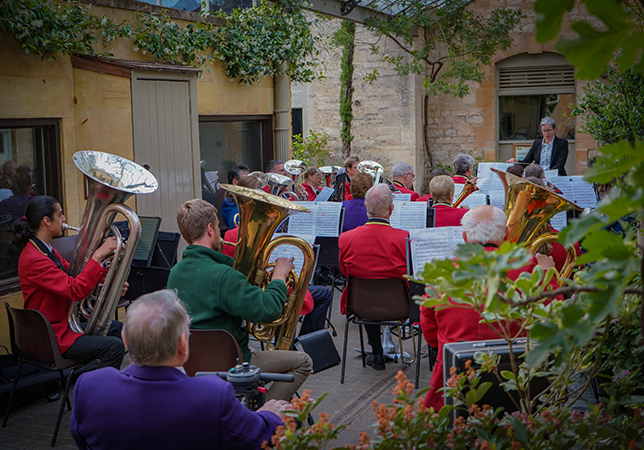 Highworth Silver Band. Photo credit: Rebecca Farrow
