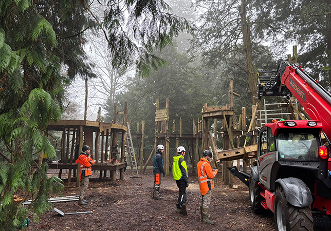 Demolition of the old ‘Skymaze’