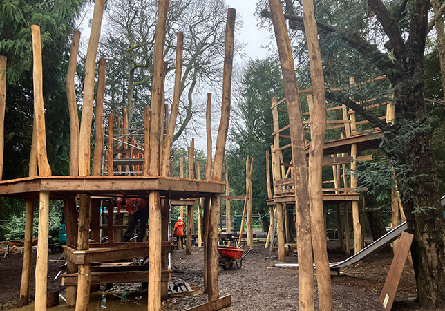 The building of the New Skymaze