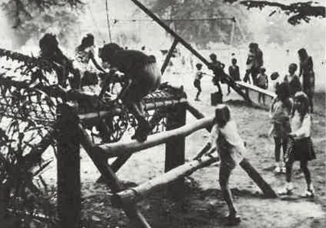 The original playground at the Park