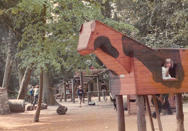 The original playground at the Park